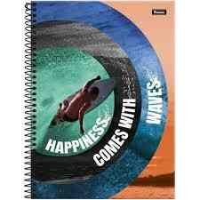 CADERNO 10X1 FREE WAVE